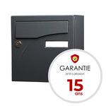 Boîte aux lettres  Préface compact Gris anthracite mat RAL 7016M