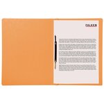 Chemise En Carte À Lamelle A4 - Orange - X 100 - Falken
