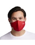 2 masques lavables rouge antimicrobien  (m / femme)