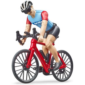Bruder 63110 - bworld Vélo de route avec un cycliste