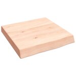 vidaXL Étagère murale 40x40x(2-6)cm bois de chêne massif non traité