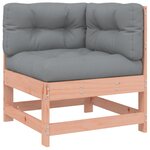 vidaXL Salon de jardin 7 Pièces avec coussins bois massif douglas