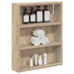 vidaXL Armoire murale de salle de bain Chêne Sonoma 40 x 10 x 50 cm