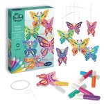 Mobile vitrail - Papillons - Art et creations