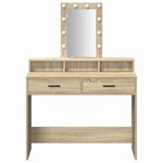 vidaXL Table de Toilette Marron 100 x 41 x 140 cm Bois d'ingénierie