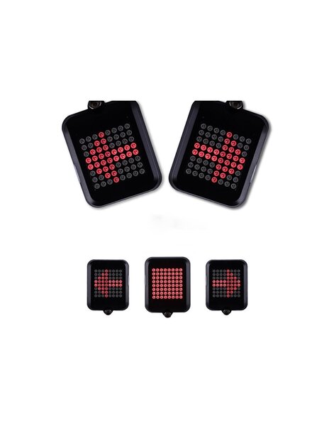 Indicateur de direction à détection automatique USB pour vélo - Cellys