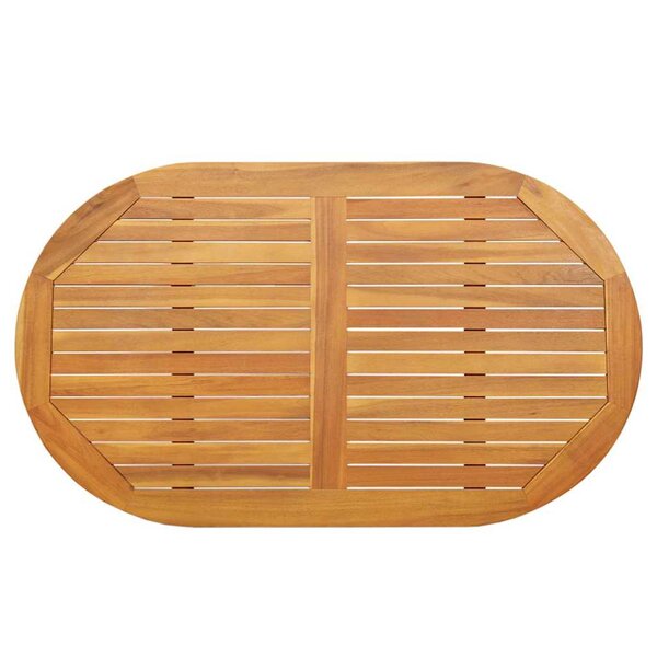 vidaXL Plateau de table Marron 120 x 70 x 2 cm Bois d'acacia massif