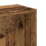 vidaXL Bibliothèque vieux bois 80x24x76 cm bois d'ingénierie