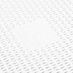 vidaXL Table d'appoint Blanc 54x54x36 5 cm Plastique