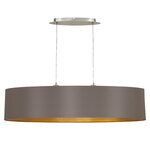 Eglo lampe suspendue maserlo 100 cm cappuccino 31619