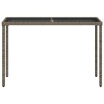 vidaXL Ensemble à manger de jardin 5 Pièces coussins gris résine tressée