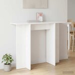 vidaXL Table console Blanc 100 x 30 x 75 cm Bois d'ingénierie