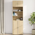 vidaXL Armoire murale chêne sonoma 70x42 5x40 cm bois d'ingénierie