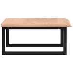 vidaXL Étagère de vasque murale acier et bois de chêne massif