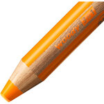 Crayon WOODY 3 en 1 Extra large orange STABILO