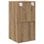 vidaXL Cabinet TV chêne artisanal 37 x 37 x 72 cm Bois d'ingénierie