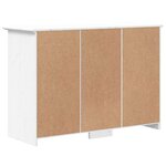 vidaXL Buffet BODO blanc 115 5x44x80 cm bois massif de pin