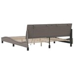 vidaXL Cadre de lit sans matelas taupe 180x200 cm tissu