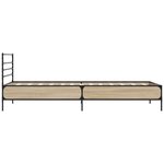 vidaXL Cadre de lit Chêne Sonoma 80 x 200 cm Bois d'ingénierie