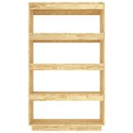 vidaXL Bibliothèque/Séparateur de pièce 80x35x135cm bois de pin massif