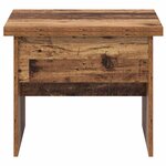 vidaXL Table basse Bois Ancien 55 x 54 5 x 45 cm Bois d'ingénierie