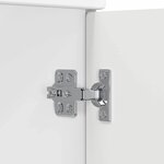 vidaXL Meuble sous lavabo de salle de bain Blanc 78 5 x 37 5 x 81 cm