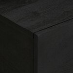 vidaXL Table basse noir 100x54x40 cm bois d'ingénierie