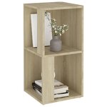 vidaXL Armoire d'angle Chêne sonoma 33x33x67 cm Bois d'ingénierie