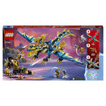 71796  Ninjago - Le dragon élémentaire contre le robot de limpératrice