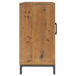 vidaXL Buffet Marron 75x35x70 cm Bois de pin massif