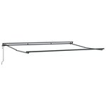 vidaXL Auvent Rétractable Anthracite Gris 450 × 300 cm
