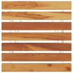 vidaXL Table de bistro pliante 55x54x71cm Bois acacia solide et acier