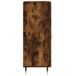 vidaXL Buffet Chêne fumé 34 5x34x90 cm Bois d'ingénierie