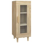 vidaXL Buffet Chêne sonoma 34 5x34x90 cm Bois d'ingénierie