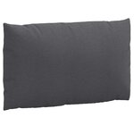 vidaXL Coussins de palette lot de 2 anthracite mélangé tissu