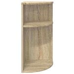 vidaXL Table d'appoint Chêne Sonoma 29 6 x 29 6 x 60 cm