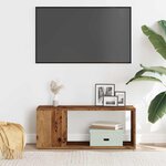 vidaXL Meuble TV vieux bois 80x24x32cm bois d'ingénierie