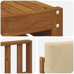 vidaXL Ensembles de canapés avec coussin 9 Pièces Naturel et Beige