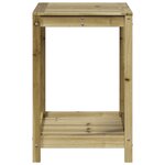 vidaXL Table de rempotage avec étagère 82 5x50x75 cm bois pin imprégné