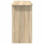 vidaXL Table console Chêne Sonoma 93 x 40 x 75 cm Bois d'ingénierie