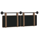 vidaXL Tête de lit suspendue Cappuccino Simili cuir