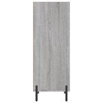vidaXL Buffet sonoma gris 34 5x32 5x90 cm bois d'ingénierie