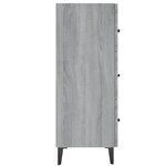 vidaXL Buffet sonoma gris 69 5x34x90 cm bois d'ingénierie