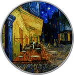 Pièce de monnaie en Argent - Cuivre 2000 Francs g 62.2 (2 oz) Millésime 2025 CAFE TERRACE AT NIGHT (PRÉCOMMANDE)