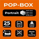 Exacompta Set de tiroirs de bureau Pop-Box avec 4 tiroirs Blanc