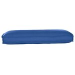 vidaXL Coussin pour assise / dossier de palette avec oreiller Bleu royal