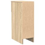 vidaXL Table de chevet avec tiroir chêne sonoma 20x36x60 cm