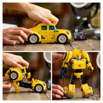 Set LEGO® Icons Transformers Bumblebee (10338) - Construction Détail du Robot Culte des Années 1980