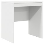 vidaXL Bureau d'écriture Blanc Bois d'ingénierie 70 x 50 x 76 cm