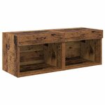 vidaXL Meubles TV muraux 8 Pièces Bois ancien Bois d'ingénierie
